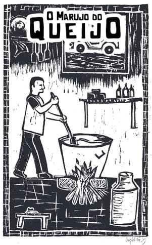 Banner do espetáculo O marujo do queijo